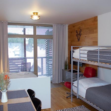 Enjoyharrachov - Atraktivni Slunne Studio Certovka V Centru Harrachova S Garazovym Parkovanim, Wifi-Wlan, Sat, Herni Konzoli, Netflix Zdarma A Nejkrasnejsim Vyhledem Na Certovu Horu S Arealem Skokanskych Mustku A Sjezdovku Eksteriør bilde